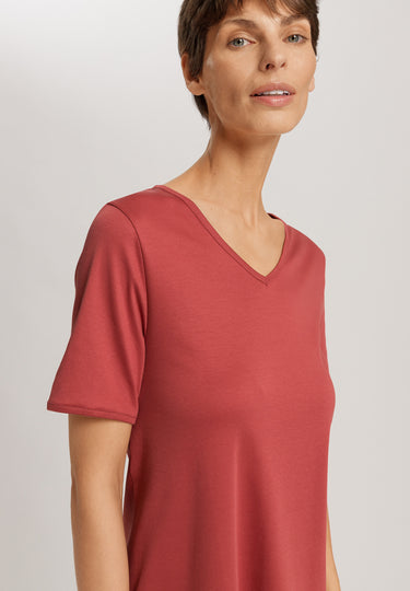 Cleo S/Slv Nightdress 90cm | Marsala 79535-2400